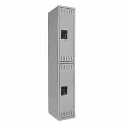 TNNDTS121836AMG Double Tier Locker, 12w x 18d x 72h, Medium Gray By TENNSCO