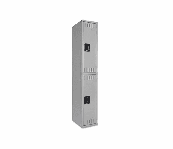 TNNDTS121836AMG Double Tier Locker, 12w x 18d x 72h, Medium Gray By TENNSCO