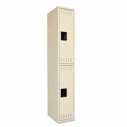 TNNDTS121836ASD Double Tier Locker, 12w x 18d x 72h, Sand By TENNSCO