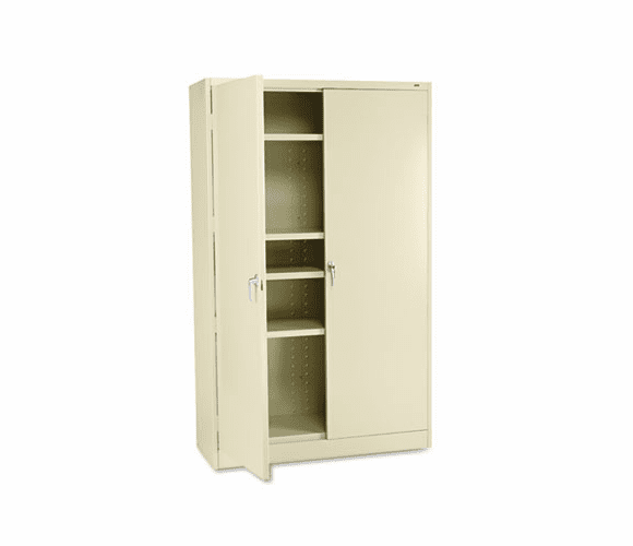 TNNJ878PU 78" High Jumbo Cabinets, Box 1 of 2, 48w x 18d x 78h, Putty By TENNSCO