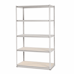TNNLSS482484 Stur-D-Stor Shelving, 5 Shelves, 48w x 24d x 84h, Sand By TENNSCO