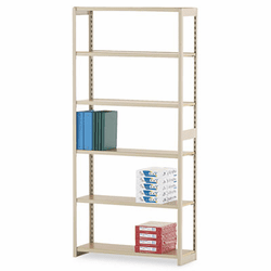 TNNRGL1236SSD Regal Shelving Starter Set, 6 Shelves, 36w x 12d x 76h, Sand By TENNSCO