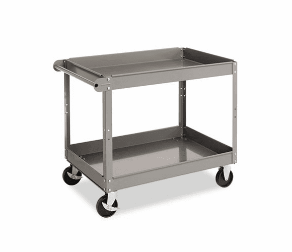 TNNSC2436 Two-Shelf Metal Cart, 2-Shelf, 24w x 36d x 32h, Gray By TENNSCO