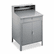 TNNSR58MG Steel Cabinet Shop Desk, 36w x 30d x 53-3/4h, Medium Gray By TENNSCO