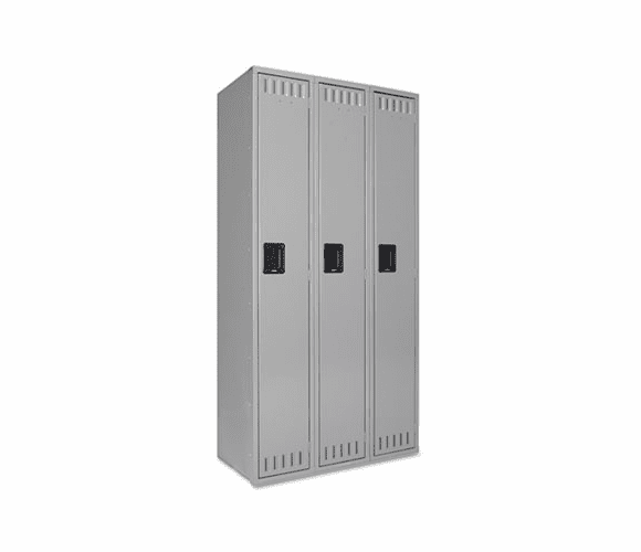 TNNSTS121872CMG Single Tier Locker, 36w x 18d x 72h, Medium Gray By TENNSCO