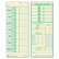TOP1291 Time Card for Pyramid Model 331-10, Weekly, Two-Sided, 3-1/2 x 8-1/2, 500/Box By TOPS BUSINESS FORMS