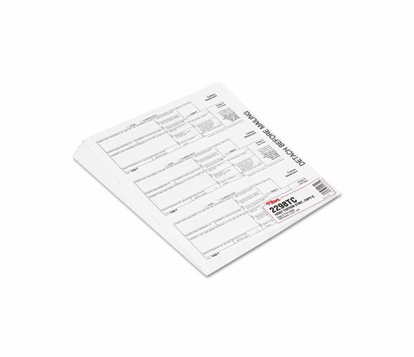 TOP2298TC IRS Approved 1098T Tax Forms, 8 x 3-3/4, 50 Forms By TOPS BUSINESS FORMS