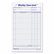TOP3016 Employee Time Card, Weekly, 4-1/4 x 6-3/4, 100/Pack By TOPS BUSINESS FORMS