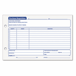 TOP32431 Purchasing Requisition Pad, 5 1/2 x 8 1/2, 100/Pad, 2/Pack By TOPS BUSINESS FORMS