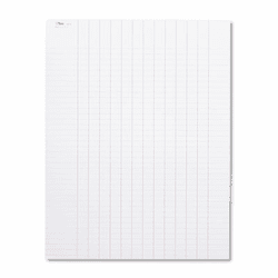 TOP3616 Data Pad w/Plain Column Headings, 8-1/2 x 11, White, 50 Sheets/Pad By TOPS BUSINESS FORMS
