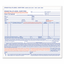TOP3841 Hazardous Material Short Form, 8 1/2 x 7, Three-Part Carbonless, 50 Forms By TOPS BUSINESS FORMS