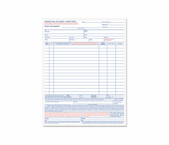 TOP3847 Bill of Lading,16-Line, 8-1/2 x 11, Four-Part Carbonless, 50 Forms By TOPS BUSINESS FORMS