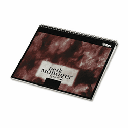 TOP41201 Desk Manager System Spiral Notebook, Legal Rule, 11 x 9, WE, 35 Sheets/Pad By TOPS BUSINESS FORMS