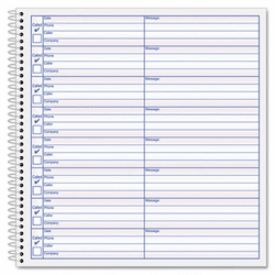 TOP4416 Voice Message Log Books, 8 1/4 x 8 1/2, 800-Message Book By TOPS BUSINESS FORMS