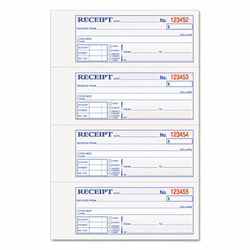 TOP46806 Money and Rent Receipt Books, 2-3/4 x 7 1/8, Two-Part Carbonless, 200 Sets/Book By TOPS BUSINESS FORMS