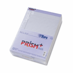 TOP63140 Prism Plus Colored Pads, Legal Rule, Letter, Orchid, 50-Sheet Pads, 12/Pack By TOPS BUSINESS FORMS