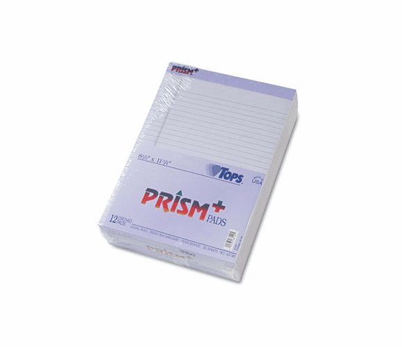 TOP63140 Prism Plus Colored Pads, Legal Rule, Letter, Orchid, 50-Sheet Pads, 12/Pack By TOPS BUSINESS FORMS
