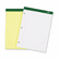 TOP63383 Double Docket Writing Pad, College Rule, Letter, Canary, 100 Sheets/Pad By TOPS BUSINESS FORMS