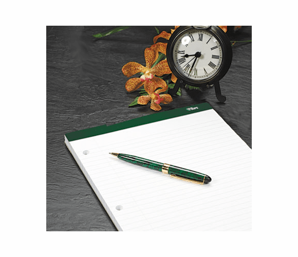 TOP63384 Double Docket Writing Pad, College Rule, Letter, White, 100 Sheets/Pad By TOPS BUSINESS FORMS