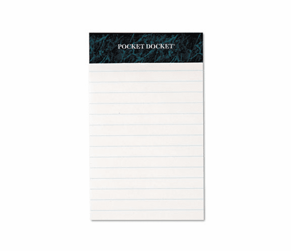 TOP64680 Docket Perforated Pads, Legal Rule, 3 x 5, White, 12 50-Sheet Pads/Pack By TOPS BUSINESS FORMS