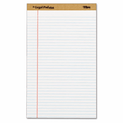 TOP71573 The Legal Pad Plus Perforated Pads, Legal Rule, 8 1/2x14, White 50 Sheets, 12/Pk By TOPS BUSINESS FORMS