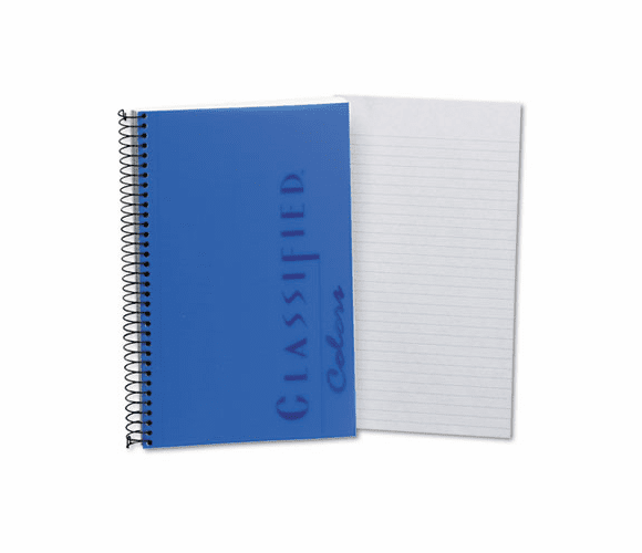 TOP73506 Notebook w/Blue Cover, Narrow Rule, 5-1/2 x 8-1/2, White, 100 Sheets/Pad By TOPS BUSINESS FORMS