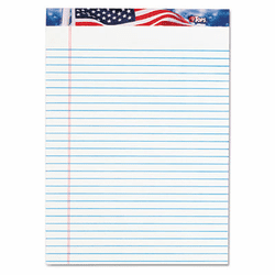 TOP75140 American Pride Writing Pad, Lgl Rule, 8-1/2 x 11-3/4, White, 50-Sheet 12/Pack By TOPS BUSINESS FORMS
