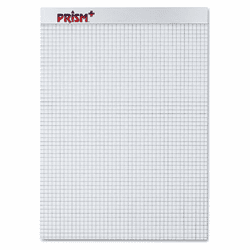 TOP76584 Prism+ Quadrille Perforated Pads, 8-1/2 X 11-3/4, Gray, 50 Sheets/Pad By TOPS BUSINESS FORMS