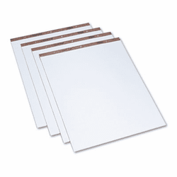 TOP7900 Easel Pads, Quadrille Rule, 27 x 34, White, 50-Sheet Pads, 4 Pads/Carton By TOPS BUSINESS FORMS