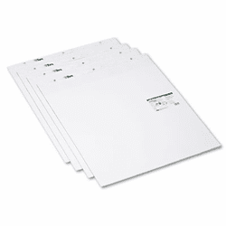 TOP79194 NotesPlus Easel Pad, Unruled, 25 x 30, White, 4 30-Sheet Pads/Pack By TOPS BUSINESS FORMS