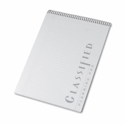TOP99710 Classified Colors Notebook w/White Cover, Lgl Rule, Ltr, Orchid, 70 Sheets By TOPS BUSINESS FORMS