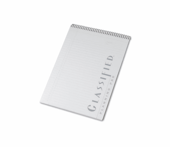 TOP99710 Classified Colors Notebook w/White Cover, Lgl Rule, Ltr, Orchid, 70 Sheets By TOPS BUSINESS FORMS