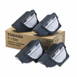 TOST1350 T1350 Toner, 4300 Page-Yield, 4/Pack, Black By TOSHIBA AMERICA