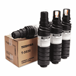 TOST3520 T3520 Toner Bottle, 15000 Page-Yield, 4/Pack, Black By TOSHIBA AMERICA