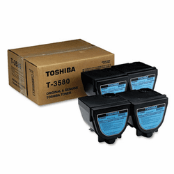 TOST3580 T3580 Toner, 4000 Page-Yield, 4/Pack, Black By TOSHIBA AMERICA