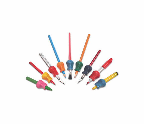TPG11112 Pen and Pencil Grip, Assorted, 1 1/2", 12 per Pack By THE PENCIL GRIP