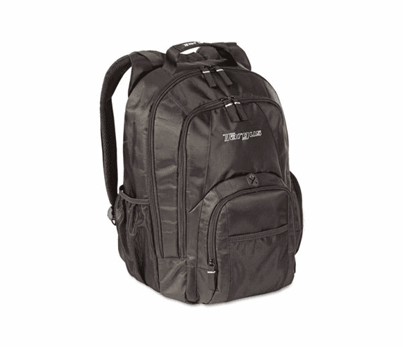TRGCVR600 15.4" Groove Laptop Backpack, Nylon, 13 x 7-3/4 x 18, Black By TARGUS