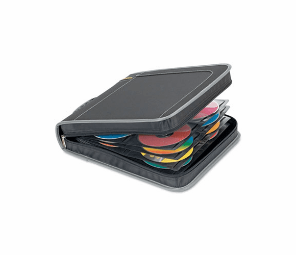 TRGTDP017US CityGear CD/DVD Wallet, Holds 160 Disks, Black/Gray By TARGUS