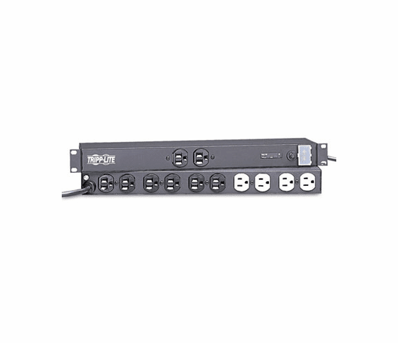 TRPISOBAR12UL ISOBAR12ULTRA Isobar Ultra Surge Suppressor 1U Rackmount, 12 Outlet, 3840 Joules By TRIPPLITE