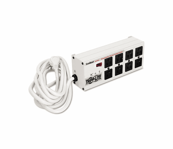 TRPISOBAR8ULTRA ISOBAR8ULTRA Isobar Surge Suppressor 8 Outlet, 12ft Cord, 3840 Joules By TRIPPLITE