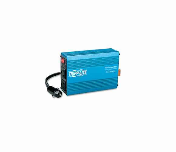 TRPPV375 PV375 PowerVerter 375W Inverter 12V DC Input; 120V AC Output 2 Outlet By TRIPPLITE