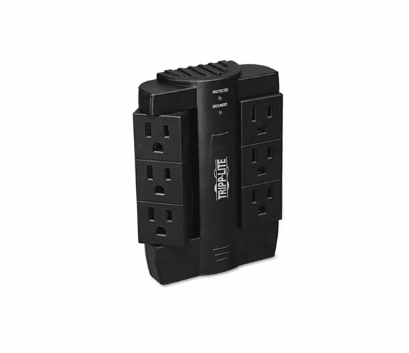 TRPSWIVEL6 SWIVEL6 Surge Suppressor, Direct Plug In, 6 Swivel Outlers, 1500 Joules By TRIPPLITE