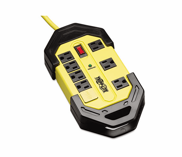 TRPTLM812SA TLM812SA Safety Surge Suppressor, 8 Outlet, OSHA, 12ft Cord, 1500 Joules By TRIPPLITE