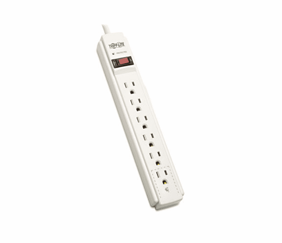TRPTLP606TAA Protect It! Surge Supressor, 6 Outlets, 6ft Cord, 790 Joules, TAA Compliant By TRIPPLITE