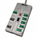 TRPTLP808NETG TLP808NETG Eco Surge Green, 8 Outlet, Tel DSL, 8ft Cord, 2160 Joules By TRIPPLITE