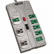 TRPTLP808NETG TLP808NETG Eco Surge Green, 8 Outlet, Tel DSL, 8ft Cord, 2160 Joules By TRIPPLITE
