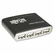 TRPU225004R 4-Port USB Mini Hub, 3-1/4w x 2-3/4d x 3/4h, Black/Silver By TRIPPLITE