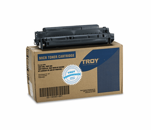 TRS0218583001 0218583001 03A Compatible MICR Toner, 4,250 Page-Yield, Black By TROY