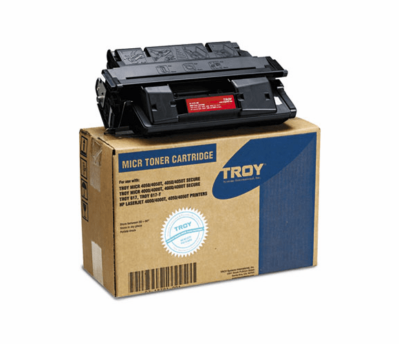 TRS0218791001 0218791001 27A Compatible MICR Toner Secure, 6,000 Page-Yield, Black By TROY