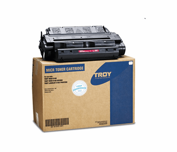 TRS0281023001 0281023001 82X Compatible MICR Toner Secure, High-Yield, 25,000 PageYield, Black By TROY